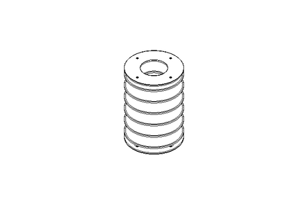 Rubber bellows L=28-146 d=48