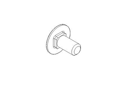 Vite testa a calot.piatta M12x25 A2