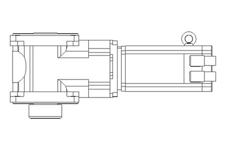 Motorredutor de engrenagem conica 9,4Nm