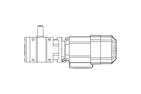 Schneckengetriebemotor 0,37kW 25 1/min