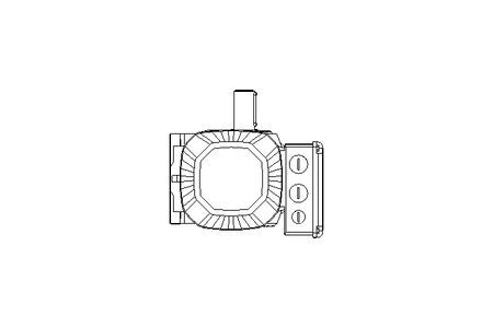 Worm gear motor 0.75kW 20 1/min