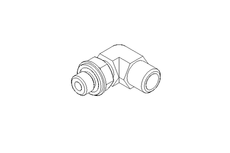 Threaded elbow connector L 6 G1/8" St-Zn