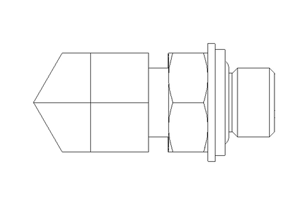 Raccord à vis coudé L 6 G1/8" St-Zn