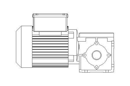 Right-angle geared motor 0.15kW 244