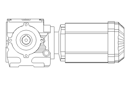 Motor engrenagem sem fim 0,55kW 50 1/min