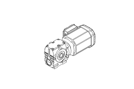 Motor engrenagem sem fim 0,55kW 50 1/min