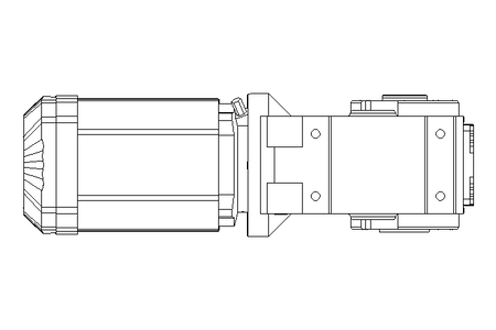 Motor redutor 0,55kW 24 1/min