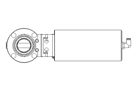 Butterfly valve B DN040 WVM NC E EX