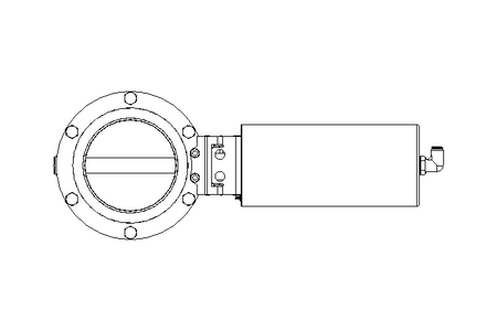 Butterfly valve B DN100 WVW NC E EX