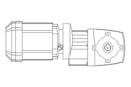 Motor de engren. angular 0,37kW 26 1/min