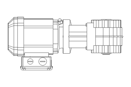 Motoriduttore ortogonale 0,37kW 26 1/min