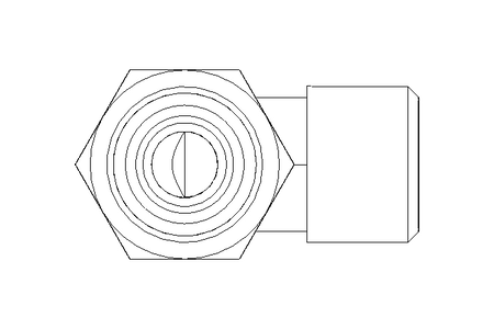 Racor roscado acodado 8 M14x1,5 1.4571