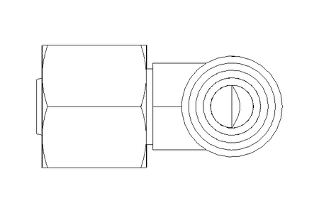 Threaded elbow connector 8 M14x1,5