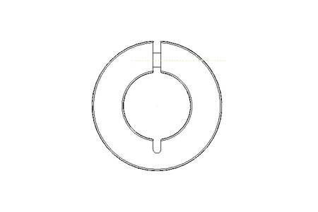 Anello di regolazione Scanalata 25x48x15