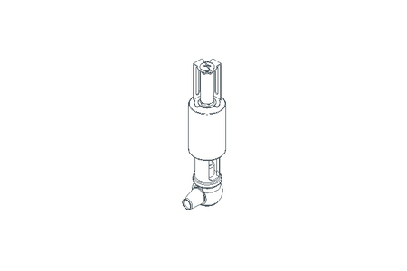 Aseptic seat valve SA DN025 10 NC P