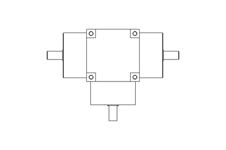 Kegelradgetriebe KSZ-5-T-1:1-So