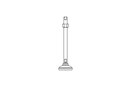 Base articulada XH 65-16-222/256 c/borr.