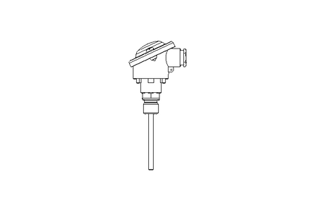 Widerstandsthermometer 0-200 Grad C L100