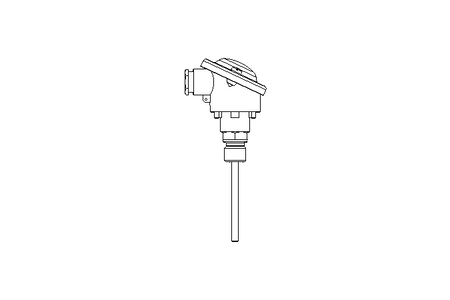 Widerstandsthermometer 0-200 Grad C L100