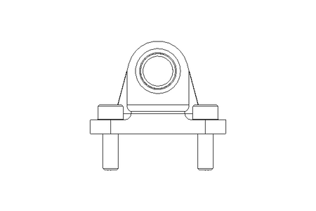 Suporte basculante SNCL-40 para cilindro