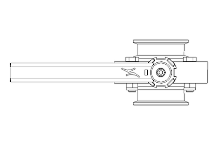 Butterfly valve B OD2.0 CVC MA E