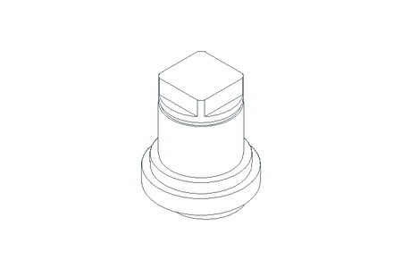 Exzenterbolzen D=35x42mm M16 Blank