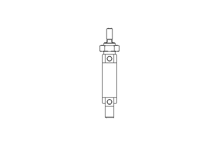 Doppelt wirkender Zylinder D25 Hub30