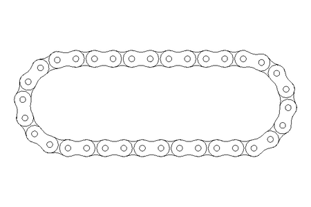 Corrente de rolos cpl 10B-1 34GL.D8187