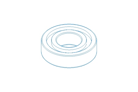 Rolamento de esferas 61900 2RS 10x22x6
