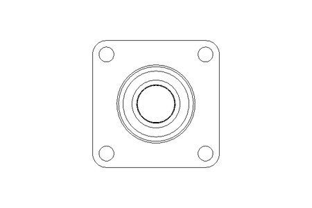 Flange bearing PCF 35/38.9x118