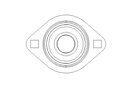 Flange bearing RAT 20x66x31