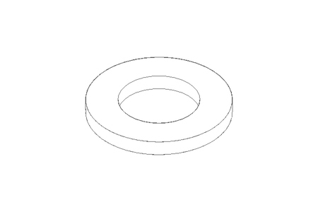 Arandela plana 8,4x15x1,8 1.4301 DIN433