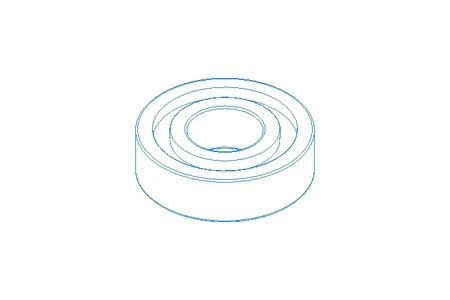 Deep groove ball bearing 6001 2RS 12x28