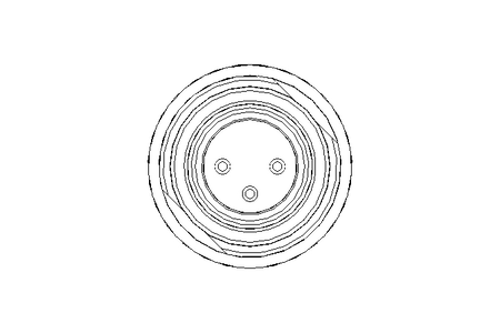 Socket Connector M8X1 3-POLE