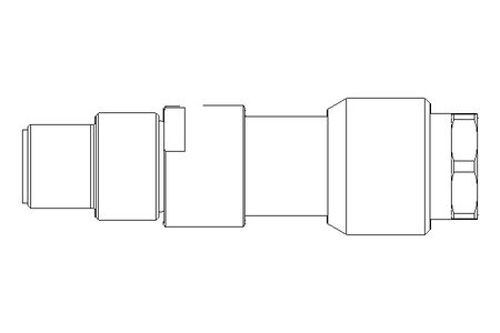 Conector Plug reto M8x1 3-polos 4A