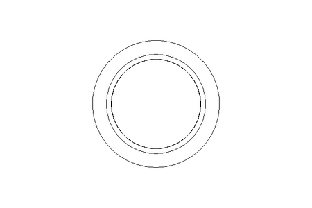 União roscada D26,4 L15 1.4541 1/2"