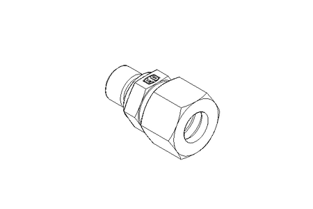 Conector roscado p/ tubos L 12 G1/4"