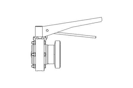 Disk valve, man. G2S   DN 50