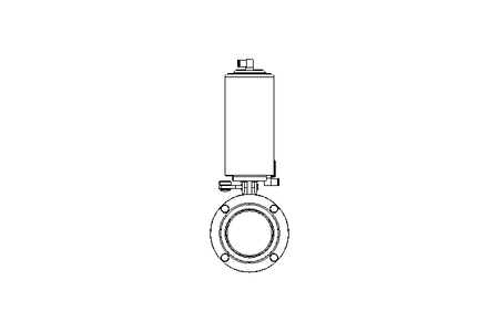 Absperrklappe pneumatisch DN80