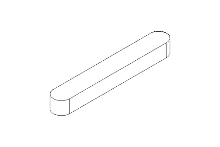 Passfeder DIN6885-1 A 70x10x8 1.0503+CR