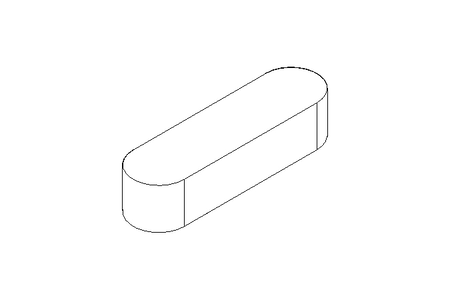 Linguetta di aggiustamen. DIN6885-1 A 36