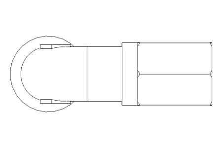 Pipe screw connector LL 610 R1/8" 1.4571