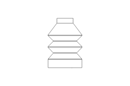 Faltenbalg L=10-65 d=18,5 D=47