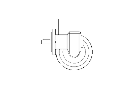 Worm gear motor 0.12kW 114 1/min