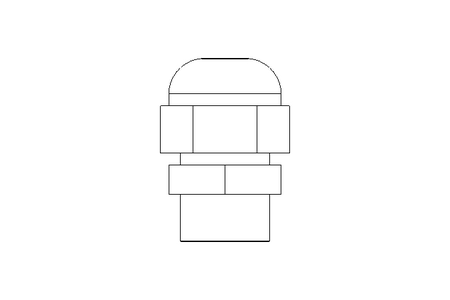 Cable Gland PG 9  blk ( 3.5 - 8.0) UR