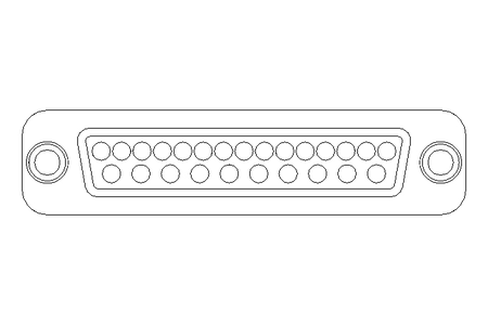 Stifteinsatz D-Sub 25-polig