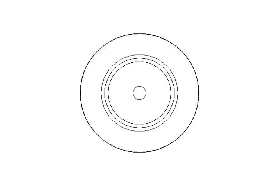 Membrane/diaphragm D=34 L/H=6 NBR