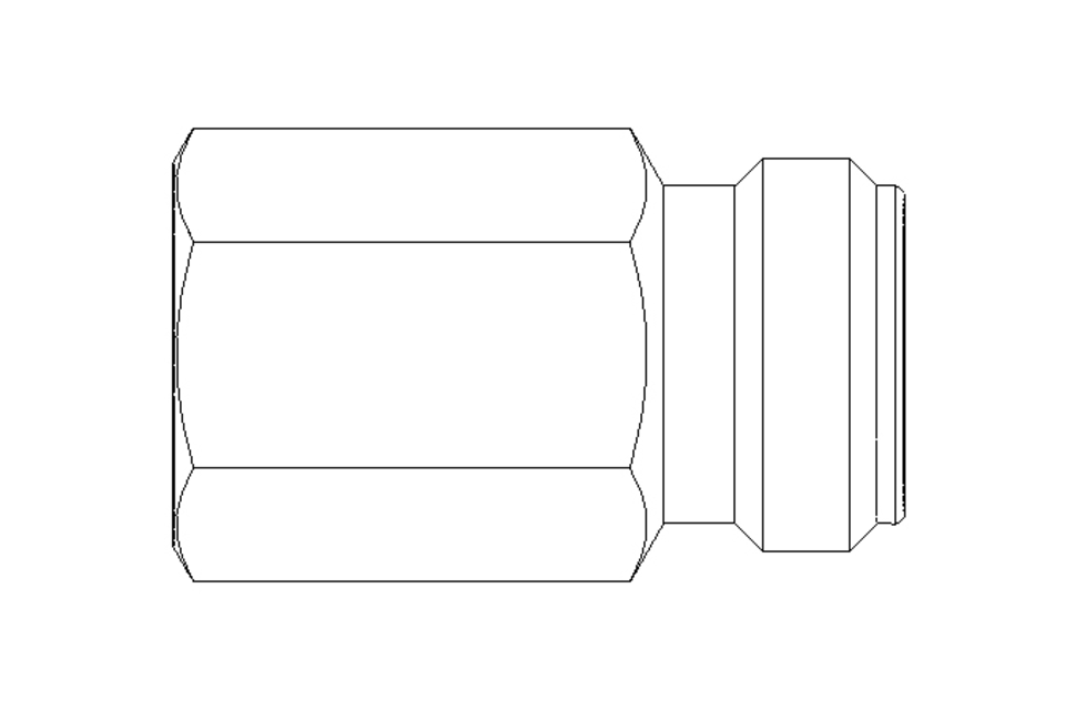 Düsenkörper 1/4T SS 1.4305