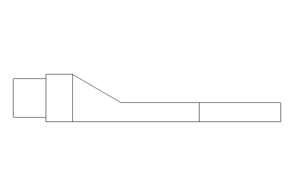 Flachstrahldüse R1/4 ABS