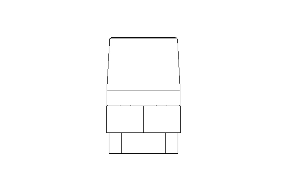 Flat jet nozzle FA1 PVDF